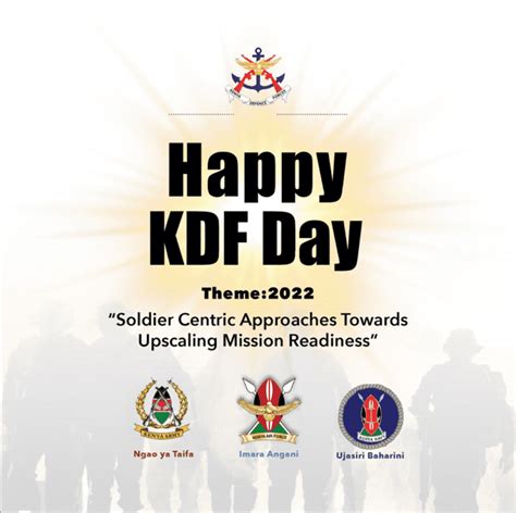 KDF to celebrate 37 years of service .